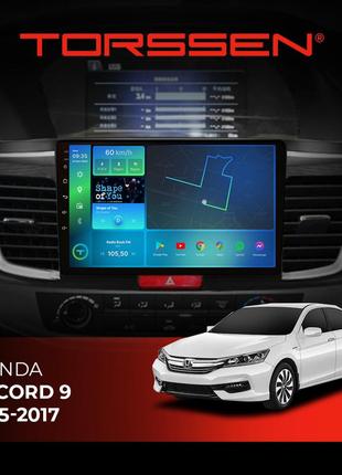 Штатная магнитола torssen honda accord 9 2015-2017  f10464 4g carplay dsp