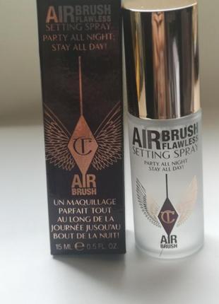 Фиксирующий и увлажняющий спрей для лица charlotte tilbury airbrush flawless setting...
