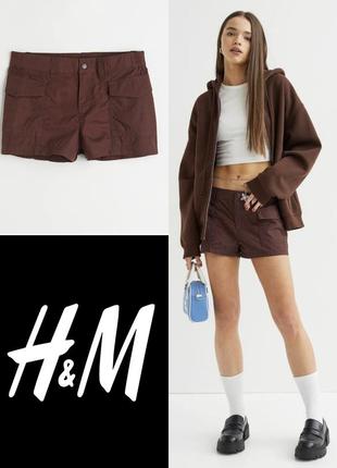 Стильные лёгкие шорты с карманами divided by h&m этикетка