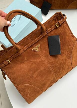 Сумка prada замша  38*30 cm