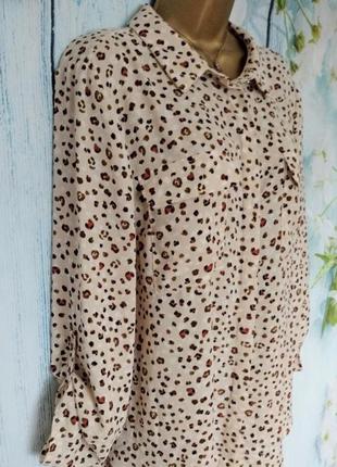 Сорочка/блуза леопардова