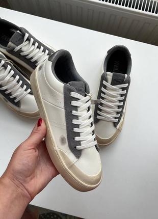 Кеды с потертостямиr кеды zara 37 37,5 38