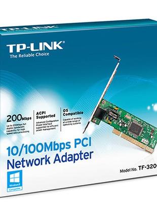 Сетевая карта pci 1х10/100base-tx tp-link tf-3200