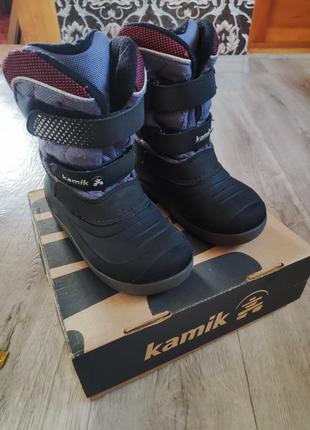 Зимние ботинки сноубутсы kamik 19,5 см