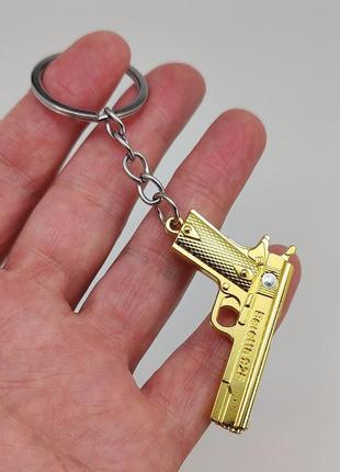 Брелок для ключей пистолет "beretta 92f" цвет - золото арт. 05751