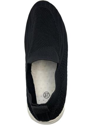 Текстильные кросовки женские fdek af02-07/39 черный 39 размер2 фото