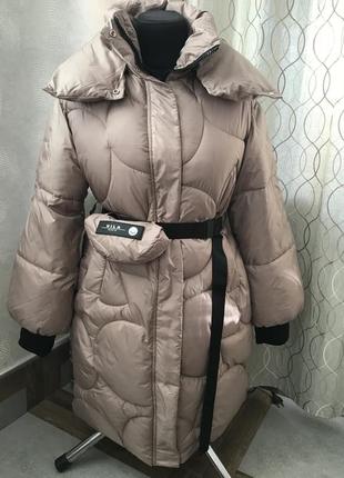 Красивый тёплый пуховик