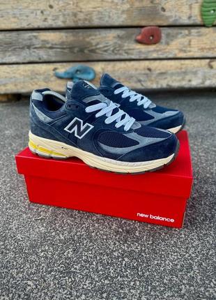 Кросівки New balance 2002r черные серые мужские кроссовки dark navy3 фото