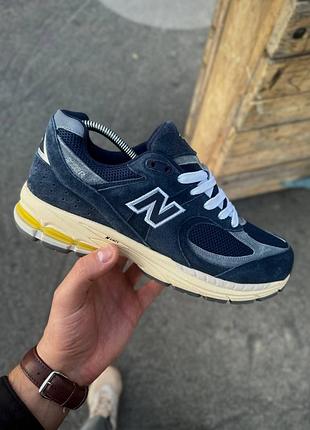 Кросівки New balance 2002r черные серые мужские кроссовки dark navy4 фото