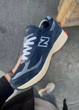 Кросівки New balance 2002r черные серые мужские кроссовки dark navy8 фото