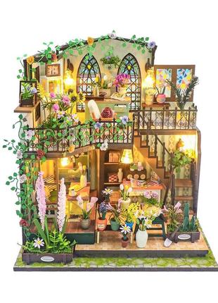 Румбокс квітковий будиночок дарсі darcy flower house інтер'єрний конструктор diy house m2322