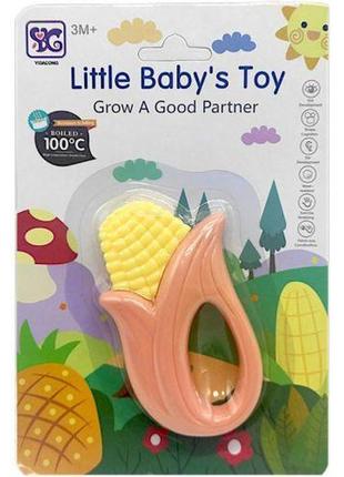 Погремушка пластиковая "кукуруза", 3м+