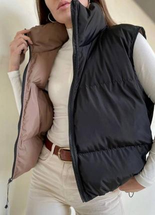 Двухсторонняя жилетка