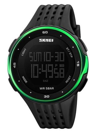 Годинник наручний skmei 1219 зелений 1219gn (15905-hbr)