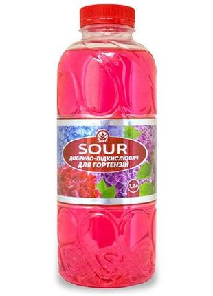 Удобрение подкислитель для гортензий rost sour 1,2 л киссон maxx shop