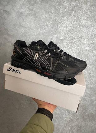 Чоловічі кросівки asics gel-kahana 8 black/gold/rose4 фото