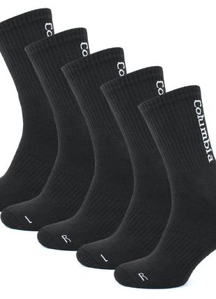 Упаковка термо носки columbia 10 пар 35-45 black шерстяные махровые зимние тактические coolmax мужские
