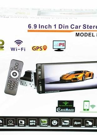 1din pioneer 6287a android 4/64gb 6,9" экран/ gps/ wifi10 фото