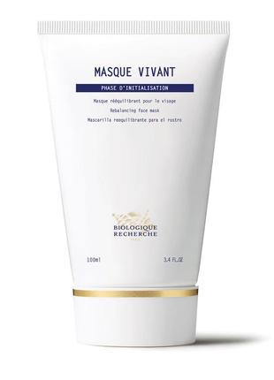 Маска для обличчя, що відновлює баланс biologique recherche masque vivant