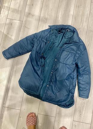Куртка утепленная рубашка в стиле zara оверсайз куртка удлинена на осень