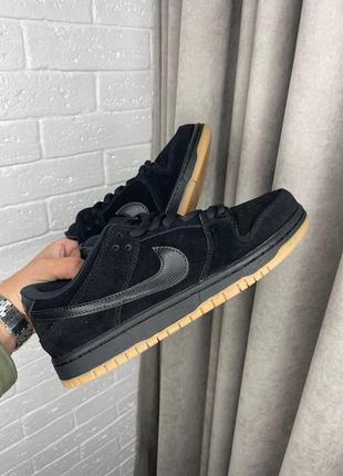 Мужские кроссовки nike sb dunk black v / smb