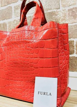 Furla кожаная сумка