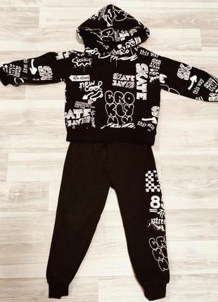 Спортивный утепленный костюм h&m 98/104