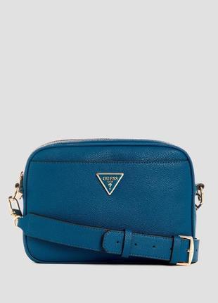 Сумка крос-боді жіноча guess meridian camera синя