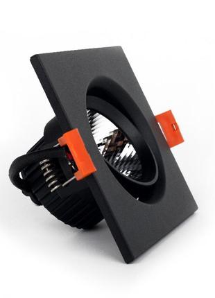 Led светильник потолочный черный 5 вт угол поворота 45° 4100к