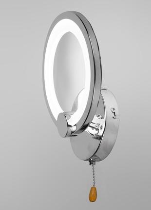 Світильник світлодіодний настінний, led бра sunlight хром 5332/1w