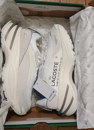 Кросівки lacoste audyssor textile trainer колір білий 745sma1200 lacoste odyssa textile trainer9 фото