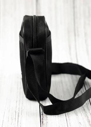 Барсетка  через плече каппа kappa чорна сумка чоловіча спортивна9 фото