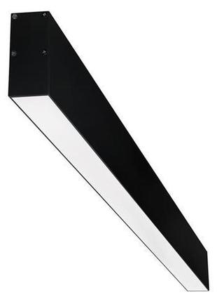 Підвісний лінійний світильник "innova3-40" 40w 4000k (чорна)2 фото