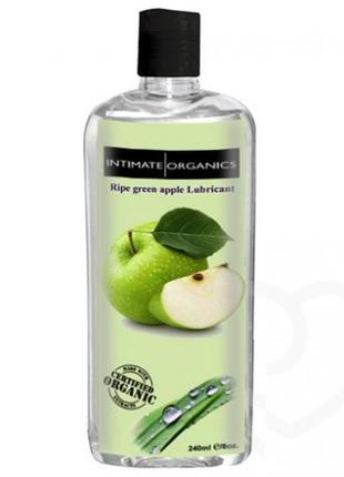 Интимная смазка "organics" спелое зеленое яблоко 240 mg. maxx shop