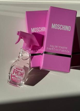 Moschino pink fresh couture мініатюра 5мл