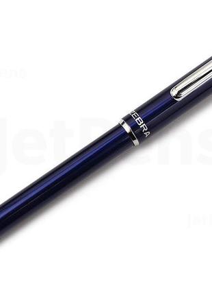 Zebra sl-f1 mini ballpoint pen navy міні кулькова ручка темно-синя3 фото