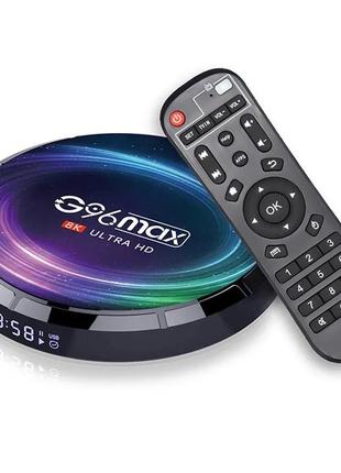 Tv-box g96 max x4 8k 4/64 ultrahd android 11