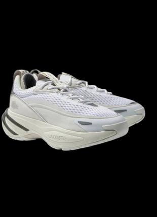 Kросівки на платформі Sort lacoste odyssa textile trainer2 фото