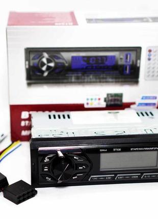 Автомагнитола bt530 rgb 2xusb+bluetooth+sd+aux 4x50w