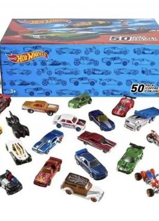 Набір машинок 50 шт. hot wheels basic car 50-pack