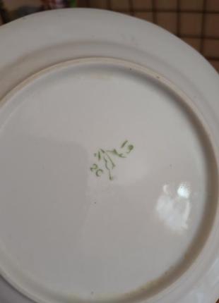 Тарілки з візерунком в квіточку таріль блюдце вінтаж8 фото