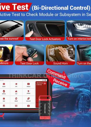 Мультимарочный автосканер thinkscan max 2 (can fd/tpms)6 фото