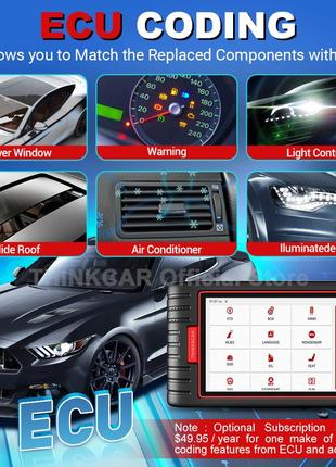 Мультимарочный автосканер thinkscan max 2 (can fd/tpms)5 фото