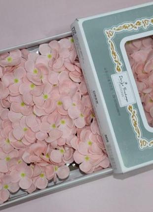 Нежно-розовая мыльная гортензия lux для создания роскошных неувядающих букетов и композиций из мыла