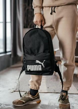 Cпортивний чоловічий жіночій міський рюкзак з принтом puma пума3 фото