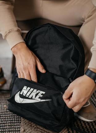 Cпортивный мужской женский городской рюкзак с принтом nike найк6 фото