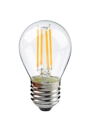 Лампа світлодіодна "filament ball-6" 6w 2700к e27