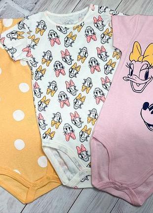 Комплект бодиков cool club disney. daisy duck. 92 р
