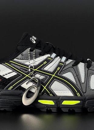 Мужские кроссовки asics gel kahana 8 черное серые спортивные кроссовки асикс гель кахана 8 легкие летние3 фото