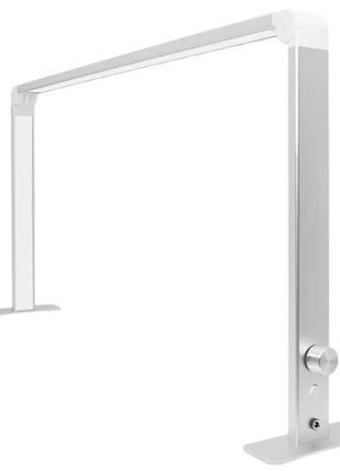 Лампа led бестеневая настольная складная global fashion gfl 1 80w, серебро